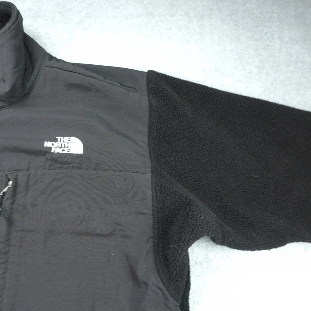 The North‎ Face Jacket Mens XL Black Polartec Denali Fleece Full Zip T201 Hiking